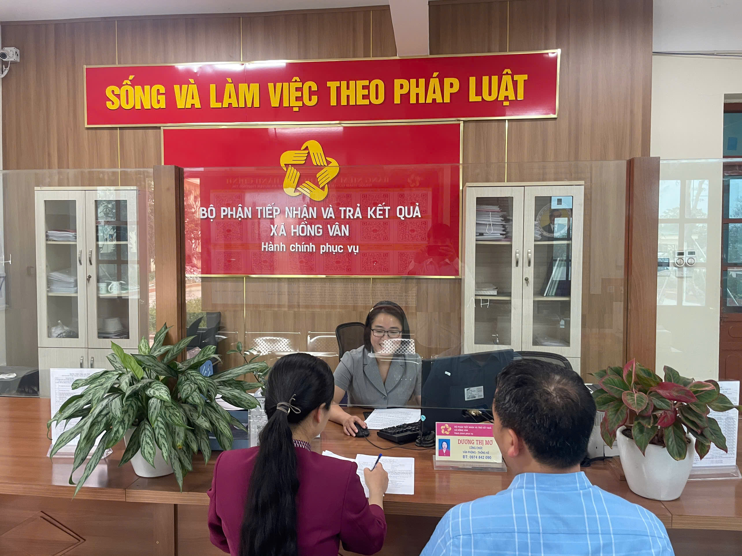 Xã Hồng Vân: Đơn vị dẫn đầu bảng xếp hạng chỉ số cải cách hành chính năm 2024