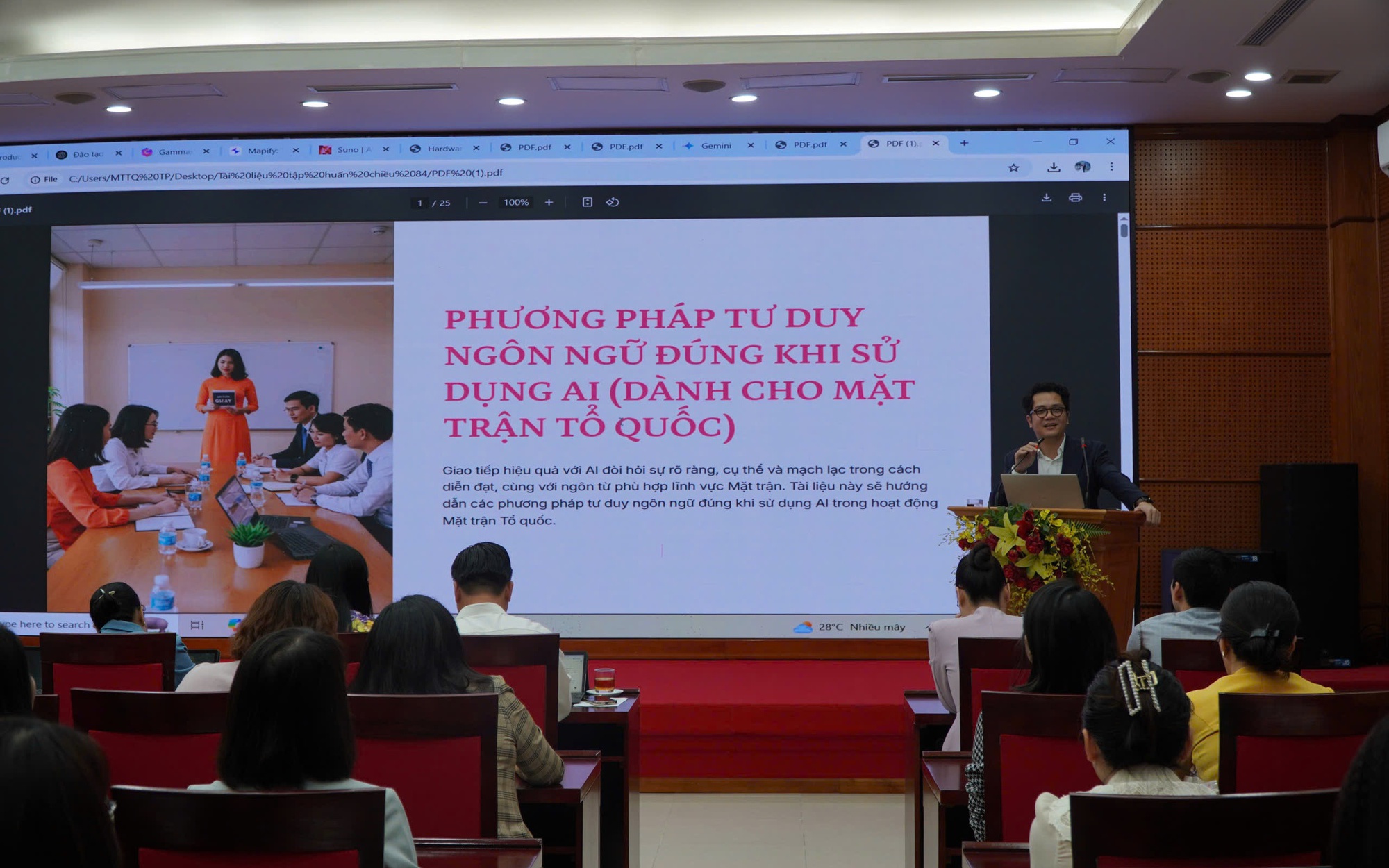 Mặt trận Thành phố tập huấn ứng dụng công nghệ thông tin, chuyển đổi số